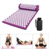 Yoga Massage Mat Acupressure Relieve Stress Back Cushion Massage Yoga Mat Back Pain Relief Needle Pad With Pillow - China - Grey