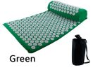 Yoga Massage Mat Acupressure Relieve Stress Back Cushion Massage Yoga Mat Back Pain Relief Needle Pad With Pillow - China - Green