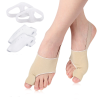 Big Toe Separator Straightener; Hallux Valgus Corrector For Men And Women - Beige