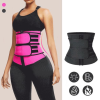 Modeling strap Neoprene Sauna Waist Trainer Corset Sweat Belt for Women Weight Loss Compression Trimmer Tummy Control Strap - black - S