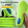 Sports Shock Absorption Insole Green PU Memory Foam Breathable Arch Support Orthopedic Shoes Pad Men Women Feet Care Shoes Pad - EU45-46(280mm)