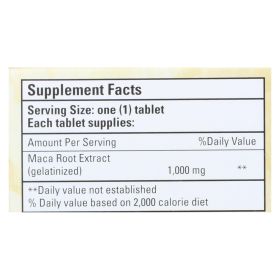 Bio Nutrition - Maca-max - 1000 Mg - 30 Tablets - Default