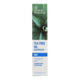 Desert Essence - Natural Tea Tree Oil Toothpaste Mint - 6.25 Oz - Default