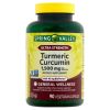 Spring Valley Ultra Strength Turmeric Curcumin General Wellness Dietary Supplement Vegetarian Capsules, 1,500 mg, 90 Count - Spring Valley