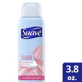 Suave Dry Spray Instantly Dry Powder Antiperspirant Deodorant, 3.8 oz - Suave