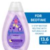 Johnson's Bedtime Tear Free Baby Moisture Body Wash and Soap with Soothing Aromas, 13.6 oz - Johnson's