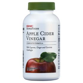 GNC SuperFoods Apple Cider Vinegar, Support For Weight Loss Goals, 120 tablets - GNC