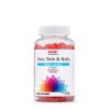 GNC Hair, Skin, & Nails Gummies, 120 Gummies, with 2500 mcg Biotin, Gluten Free, Natural Strawberry Flavor - GNC