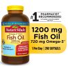 Nature Made Omega 3 Fish Oil 1200mg One Per Day Softgels;  290 Count - Nature Made