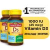 Nature Made Vitamin D3 1000 IU (25 mcg) Softgels;  200 Count;  Twin Pack - Nature Made