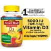 Nature Made Extra Strength Vitamin D3 5000 IU (125 mcg) Gummies;  90 Count - Nature Made