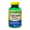 Spring Valley Calcium Plus Vitamin D Tablets Dietary Supplement;  600 mg;  100 Count - Spring Valley