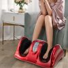 Therapeutic Shiatsu Foot Massager with High Intensity Rollers - wine