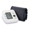 Arm Blood Pressure Monitor with Adjustable Cuff (8.7in-12.6in) Irregular Heartbeat Detector - White