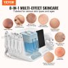 VEVOR Hydrogen Oxygen Facial Machine, Professional Hydrafacial Machine for Spa, Hydro Facial Cleansing Rejuvenation Machine - 8 in 1