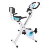 Home Folding Exercise Bike White - Frame-White