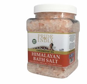 Himalayan Pink Bath Salt- CedarWood 40 oz (2.5Lb) Jar - Bath Salts