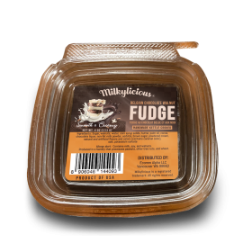 Old Fashioned Handmade Kettle Cooked Smooth Creamy Fudge - Belgian Chocolate Walnut (1/4 Pound) - Fudge