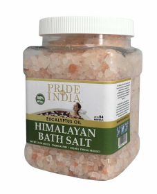 Himalayan Pink Bath Salt- Eucalyptus 40 oz (2.5Lb) Jar - Bath Salts