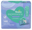 Pampers Baby Wipes Expressions;  Botanical Rain Scent;  3X Pop-Top;  168 Ct - Pampers