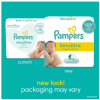 Pampers Baby Wipes Sensitive Perfume Free 3X Pop-Top Packs 168 Count - Pampers