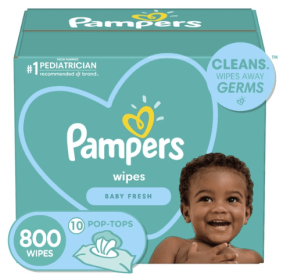 Pampers Baby Wipes Baby Fresh;  800 Count - Pampers