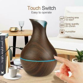 Ultrasonic Humidifier Oil Diffuser Air Purifier Aromatherapy with LED Lights - default