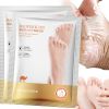 Kameel Melk Voet Masker Aloë Vera Peeling Voeten Masker Exfoliating Sok Scrub Voor Pedicure Anti Crack Verwijderen Dode Huid Voet patch Care - Yellow