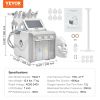 VEVOR Hydrogen Oxygen Facial Machine, Professional Hydrafacial Machine for Spa, Hydro Facial Cleansing Rejuvenation Machine - 7 in 1