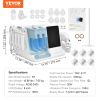 VEVOR Hydrogen Oxygen Facial Machine, Professional Hydrafacial Machine for Spa, Hydro Facial Cleansing Rejuvenation Machine - 8 in 1