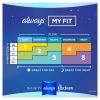 Always Infinity Overnight Flex Foam Pads with Wings;  Size 4 38 Ct - Always