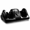 Therapeutic Shiatsu Foot Massager with High Intensity Rollers - black