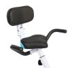 Home Folding Exercise Bike White - Frame-White