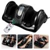 Therapeutic Shiatsu Foot Massager with High Intensity Rollers - black