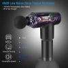 Percussion Massage Gun Rechargeable Deep Tissue Vibration Massager Handheld Leg Body Cordless Massager - US