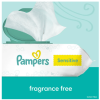 Pampers Baby Wipes Sensitive Perfume Free 3X Pop-Top Packs 168 Count - Pampers