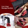 Therapeutic Shiatsu Foot Massager with High Intensity Rollers - wine