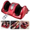 Therapeutic Shiatsu Foot Massager with High Intensity Rollers - wine