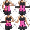 Modeling strap Neoprene Sauna Waist Trainer Corset Sweat Belt for Women Weight Loss Compression Trimmer Tummy Control Strap - black - L