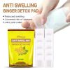 Ginger Wormwood Foot Patch Anti-Swelling Detox Pads Relief Stress Pain Revitalizing Improve Sleep Adhesive Sticker Plaster - 1