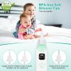 Rechargeable Baby Nose Cleaner with Soothing Music Mucus Snot Booger Cleaner Anti-Backflow for Baby Infant 3 Intensity - Green