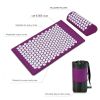 Yoga Massage Mat Acupressure Relieve Stress Back Cushion Massage Yoga Mat Back Pain Relief Needle Pad With Pillow - China - Green