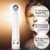 Eye Massager Facial Massager Rechargeable Skin Lifting Machine For Relax Eye Dark Circles, Eye Bags, Wrinkles, Puffiness Under Eyes, White - Gold