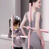 1pc Yoga Body Stick For Opening Back; Hunchback Standing Posture Corrector For Back Training; Sports And Fitness - Pink