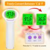 Digital Infrared Thermometer Non-contact Forehead Body Thermometer Surface Room Instant Accurate Reading - White