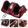 Therapeutic Shiatsu Foot Massager with High Intensity Rollers - red