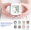 Blood Pressure Monitor Wrist Bp Monitor Large LCD Display Adjustable Wrist Cuff 5.31-7.68inch Automatic 90x2 Sets Memory For Home Use - CJGR1460989