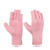 1pair Compression Arthritis Gloves Pain Relief Gloves ( Buy A Size Up ) - Black - S