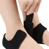 1pair Heel Brace With Hook And Loop Fastener; Breathable Heel Cushions; Heel Cups With Gel Pads For Women Men - Blue - L