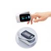 Fingertip Pulse Oximeter And Blood Oxygen Saturation Monitor With LED Display - GRAY